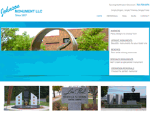 Tablet Screenshot of johnsonmonument.com